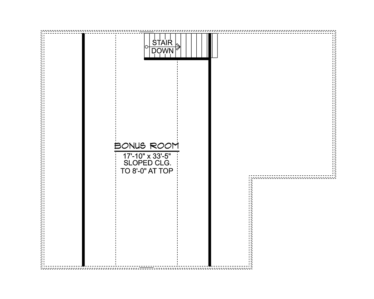 Cottage Country Traditional Level Two of Plan 51842