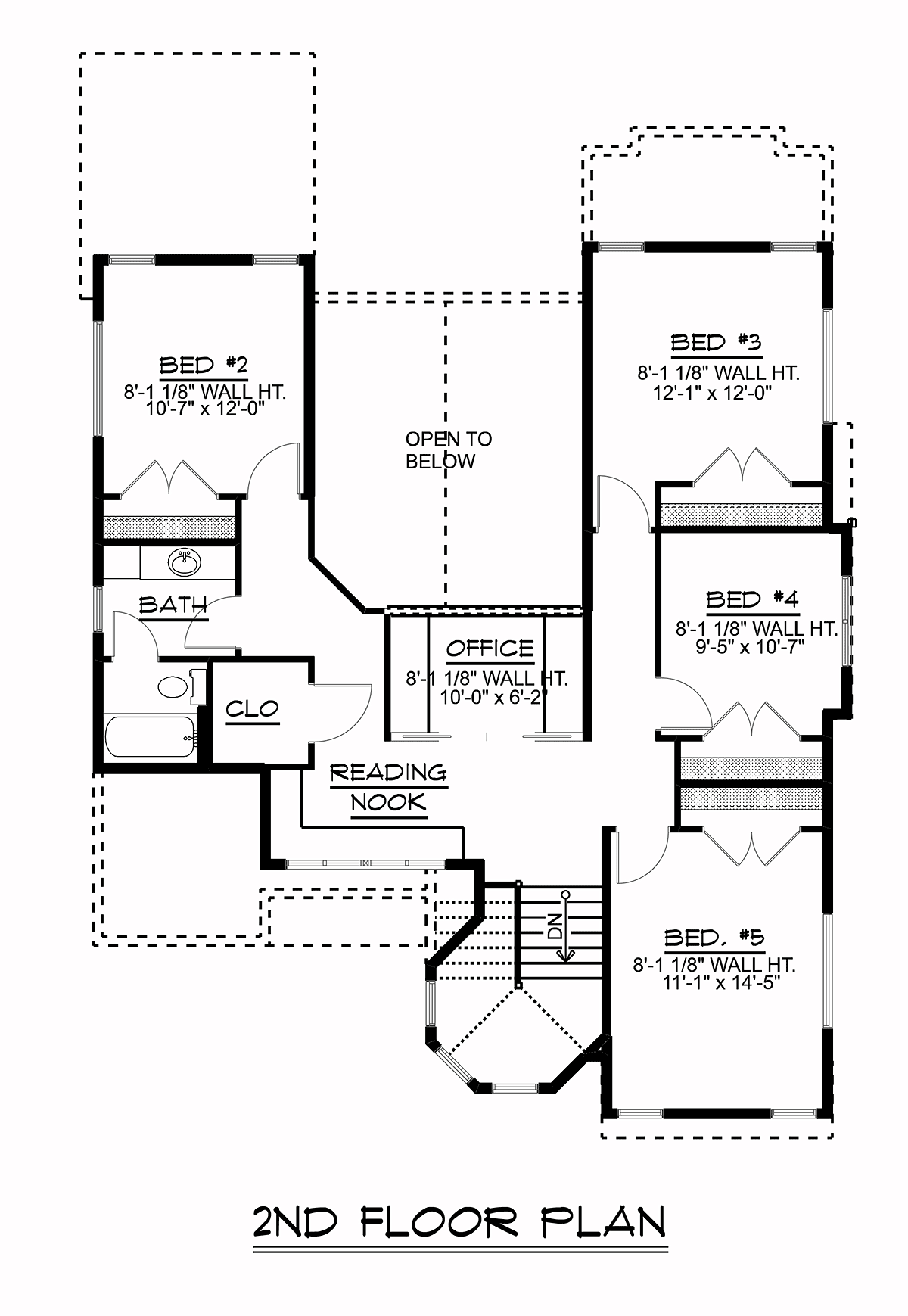 Bungalow Coastal Cottage Craftsman Level Two of Plan 51848