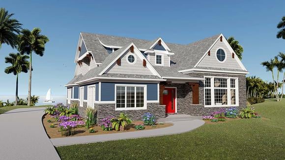 House Plan 51860 Elevation