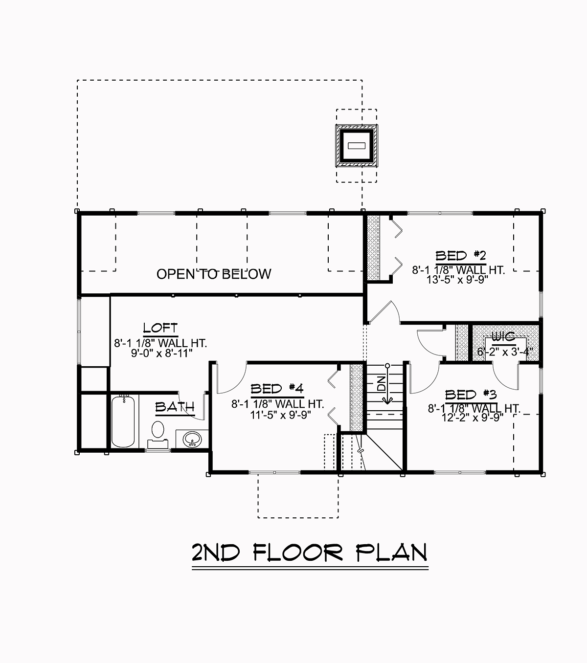 Country Craftsman Traditional Level Two of Plan 51877