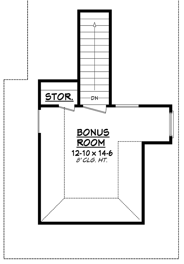 Acadian Country French Country Traditional Level Two of Plan 51903