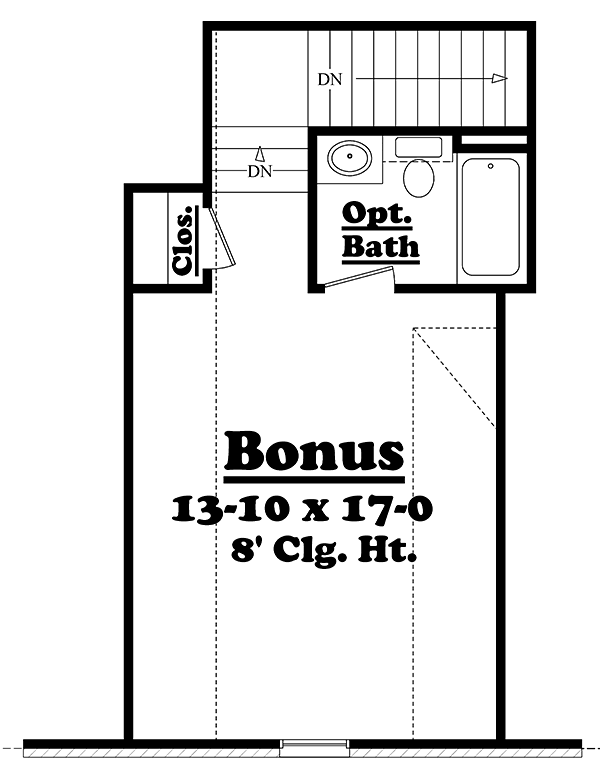 Country European French Country Southern Level Two of Plan 51907