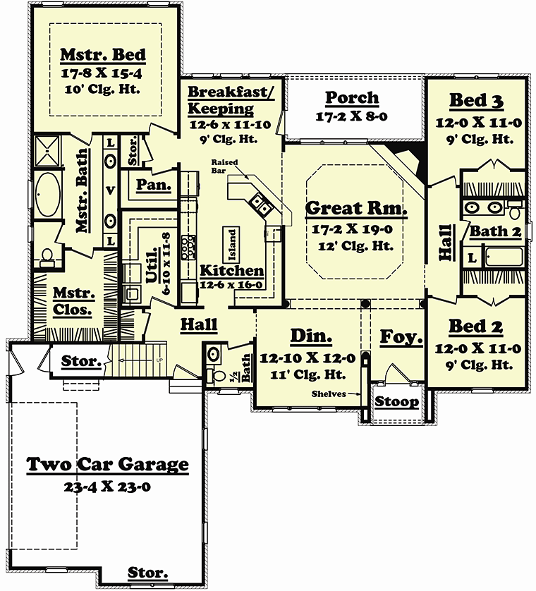 European Traditional Level One of Plan 51940