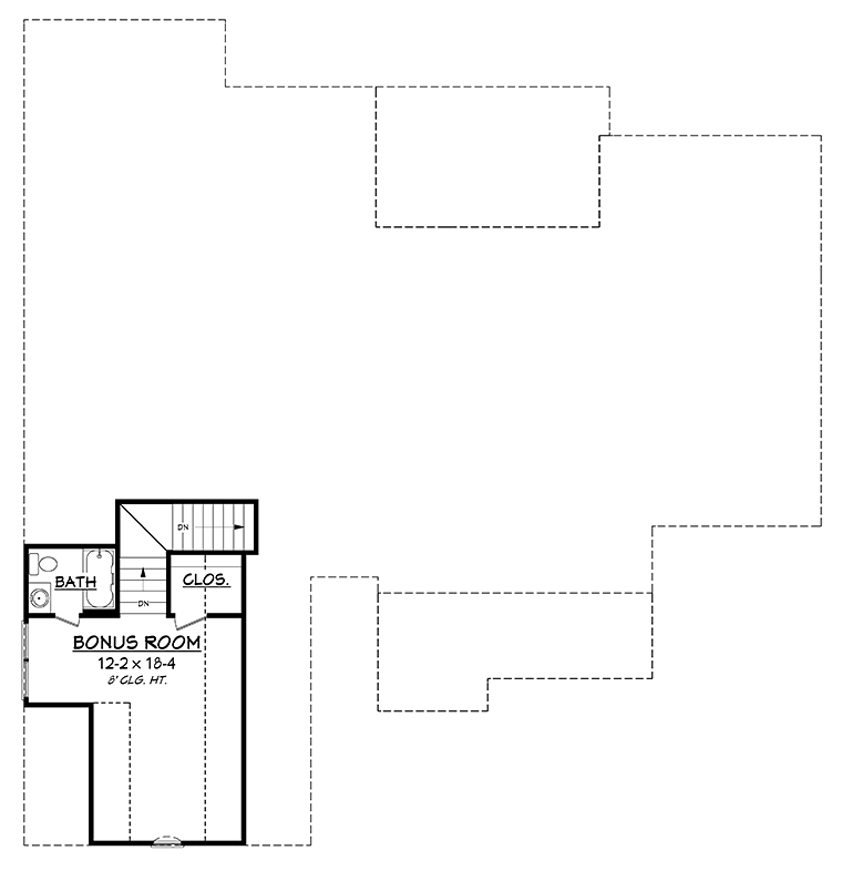 House Plan 51941 Level Two