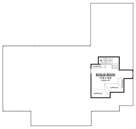 House Plan 51943 Second Level Plan