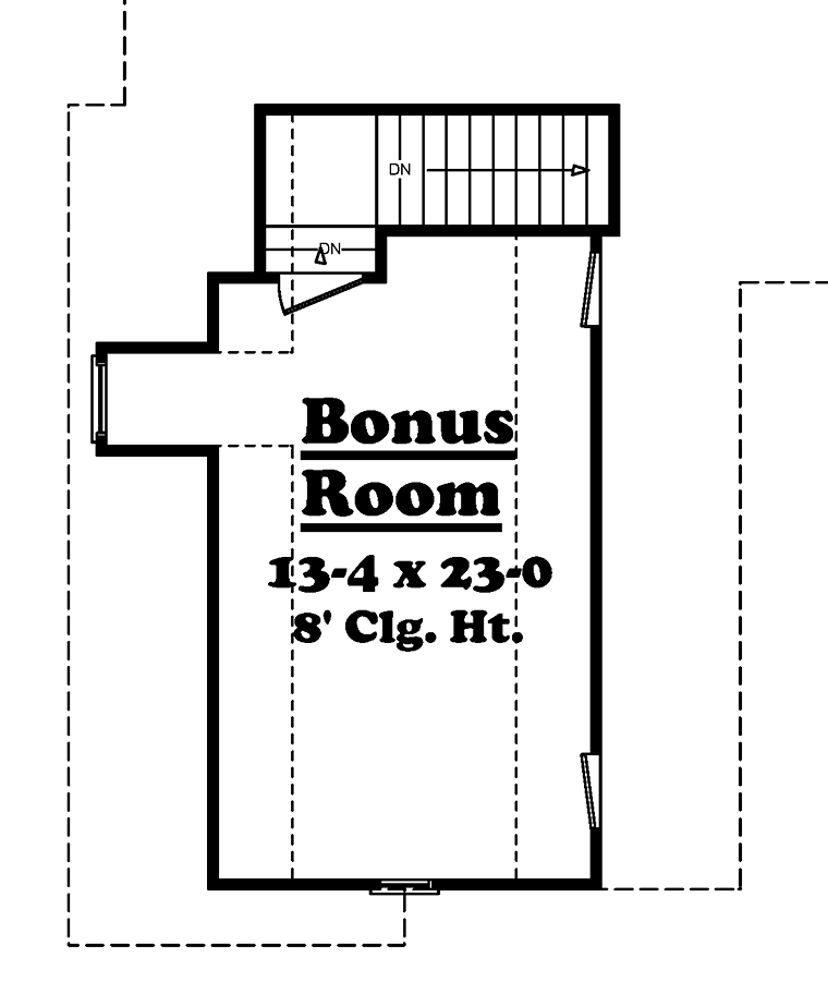 Country Ranch Traditional Level Two of Plan 51944