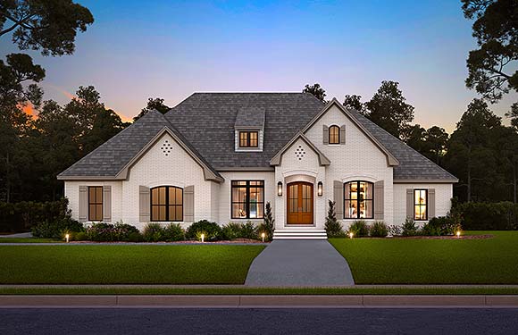 House Plan 51955 Elevation