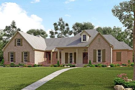 Country French Country Traditional Elevation of Plan 51960