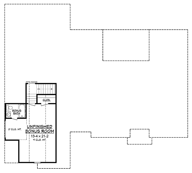 Country French Country Traditional Level Two of Plan 51966