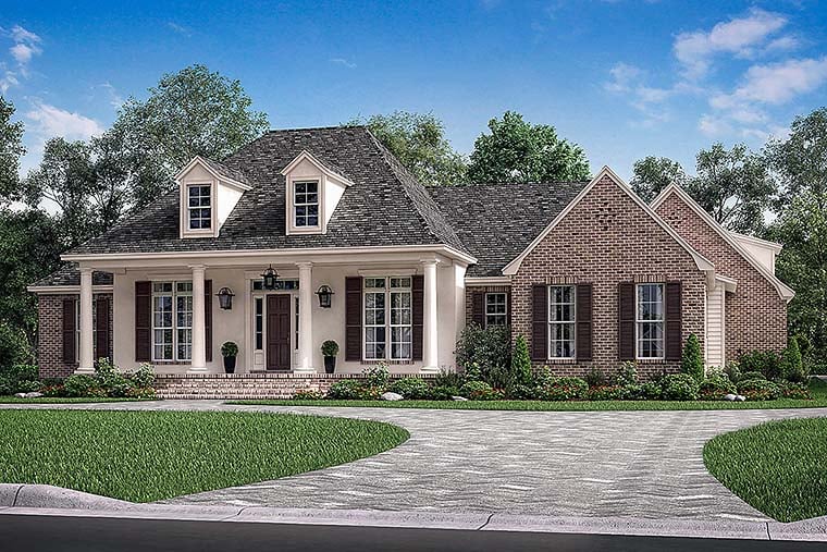 House Plan 51970 French Country Style With 2566 Sq Ft 3 Bed 2