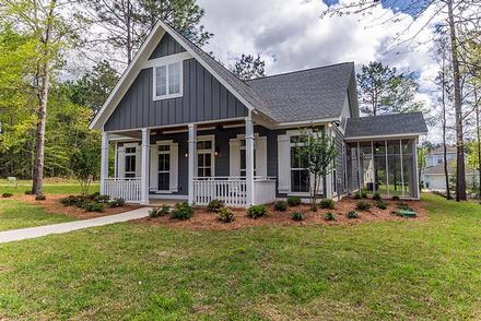 Country Ranch Traditional Elevation of Plan 51973