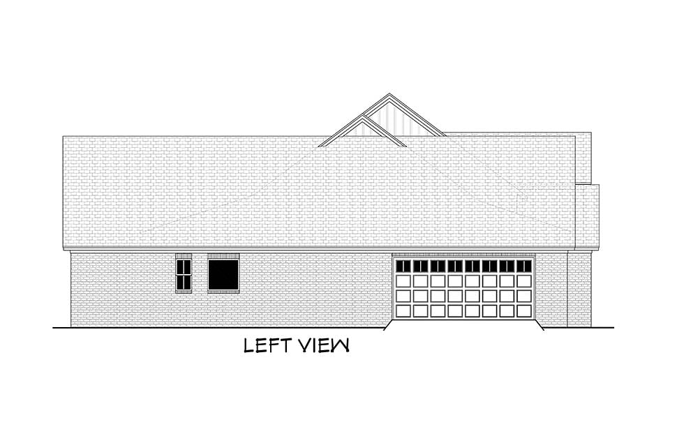 Country, Farmhouse, Traditional Plan with 2751 Sq. Ft., 4 Bedrooms, 4 Bathrooms, 2 Car Garage Picture 3