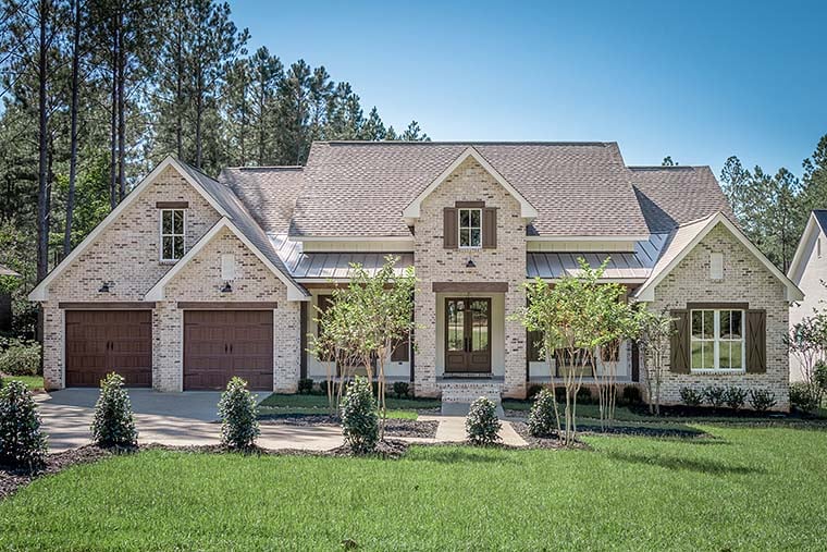 Country, Farmhouse, Traditional Plan with 2751 Sq. Ft., 4 Bedrooms, 4 Bathrooms, 2 Car Garage Picture 6
