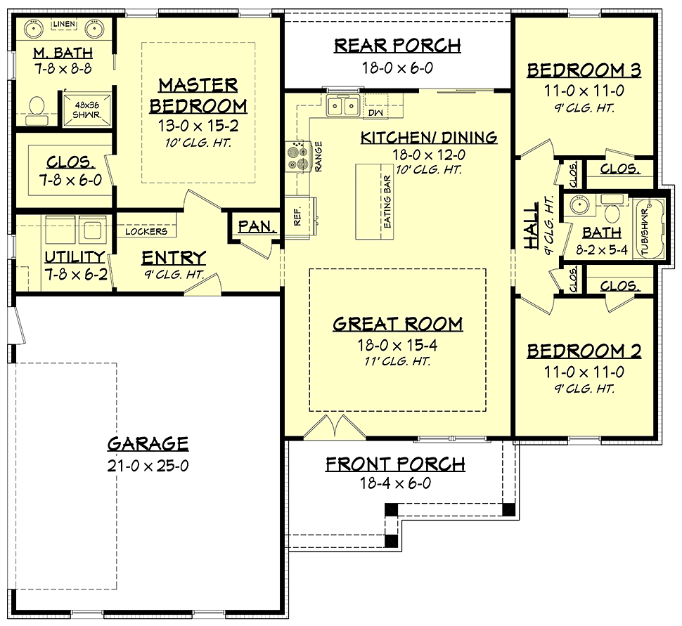 House Plans with 2 Car Garages