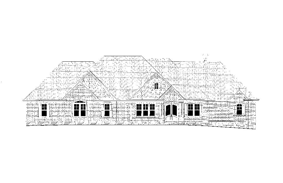 Craftsman, Ranch, Tudor Plan with 3644 Sq. Ft., 4 Bedrooms, 5 Bathrooms, 3 Car Garage Picture 22