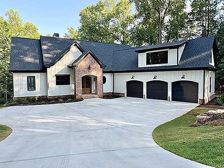 Craftsman European Farmhouse Elevation of Plan 52049