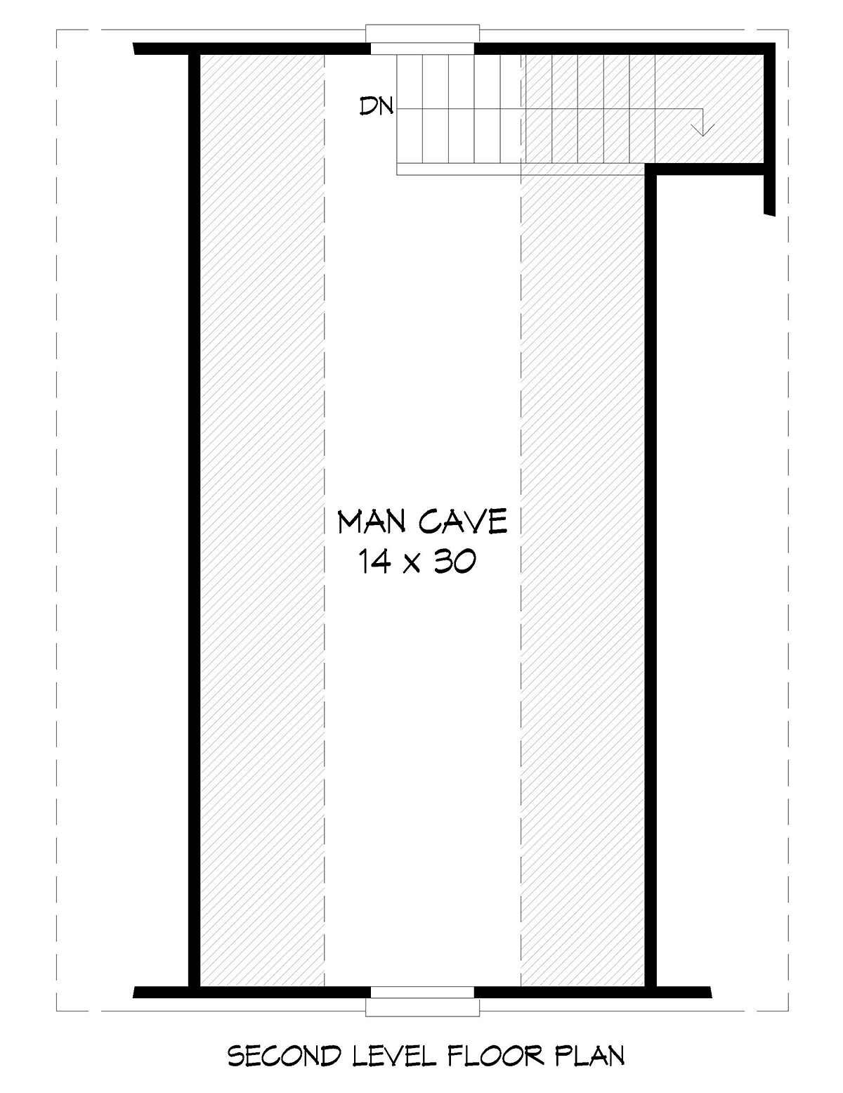 Garage Plan 52114 - 2 Car Garage Apartment Level Two