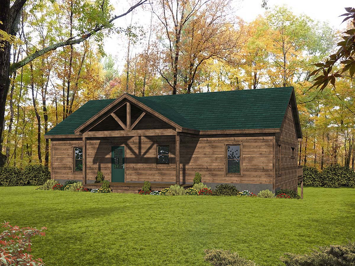 Country, Traditional Plan with 2760 Sq. Ft., 4 Bedrooms, 4 Bathrooms Elevation