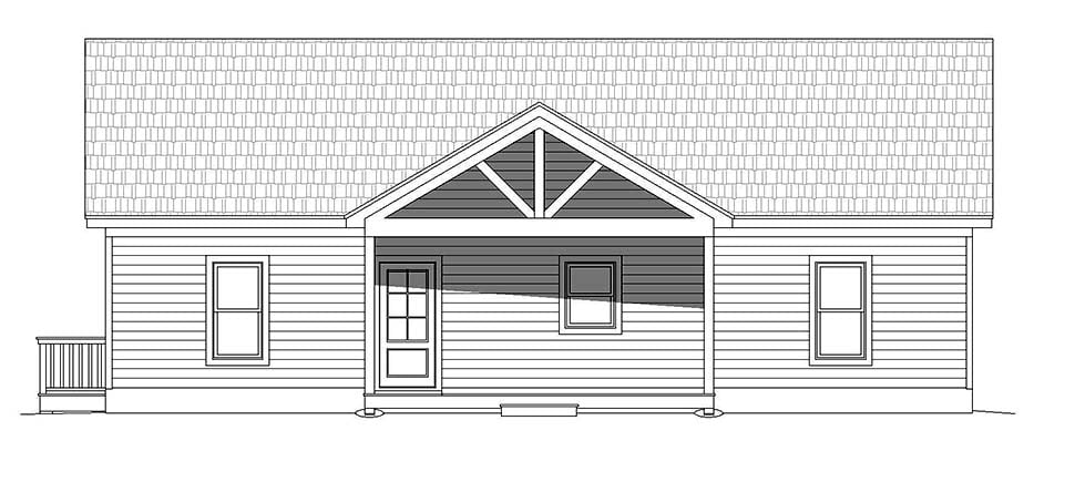Country, Traditional Plan with 2760 Sq. Ft., 4 Bedrooms, 4 Bathrooms Picture 4