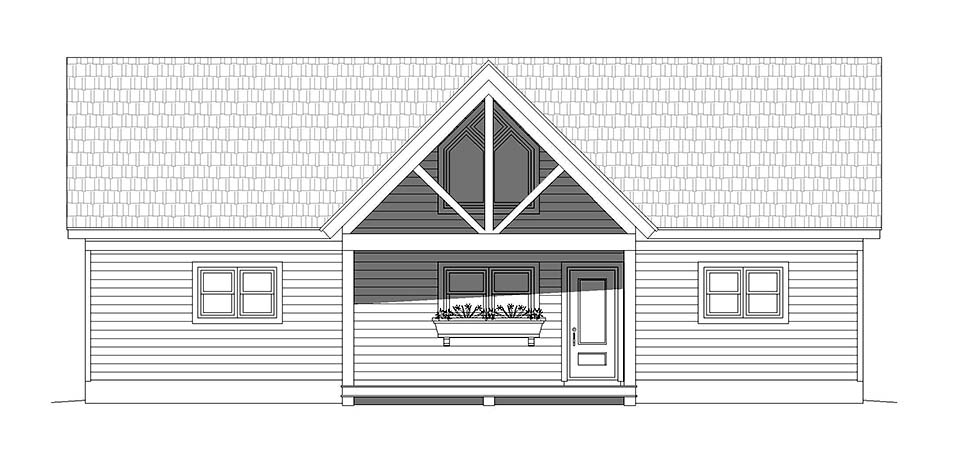 Traditional Plan with 1357 Sq. Ft., 2 Bedrooms, 2 Bathrooms Picture 4