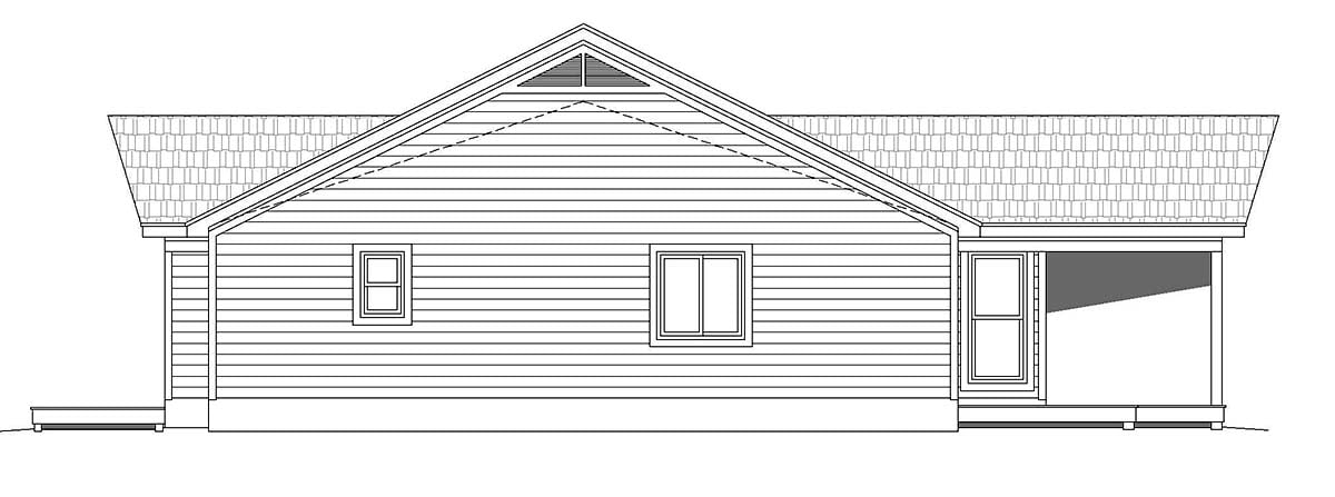Traditional Plan with 1668 Sq. Ft., 2 Bedrooms, 2 Bathrooms Picture 2
