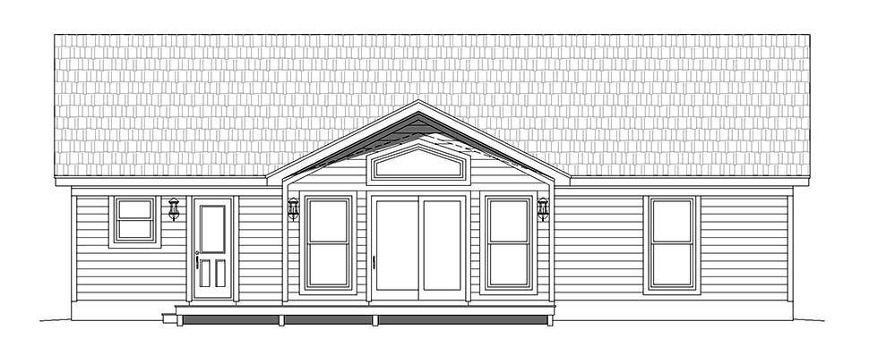 Traditional Plan with 1668 Sq. Ft., 2 Bedrooms, 2 Bathrooms Picture 4