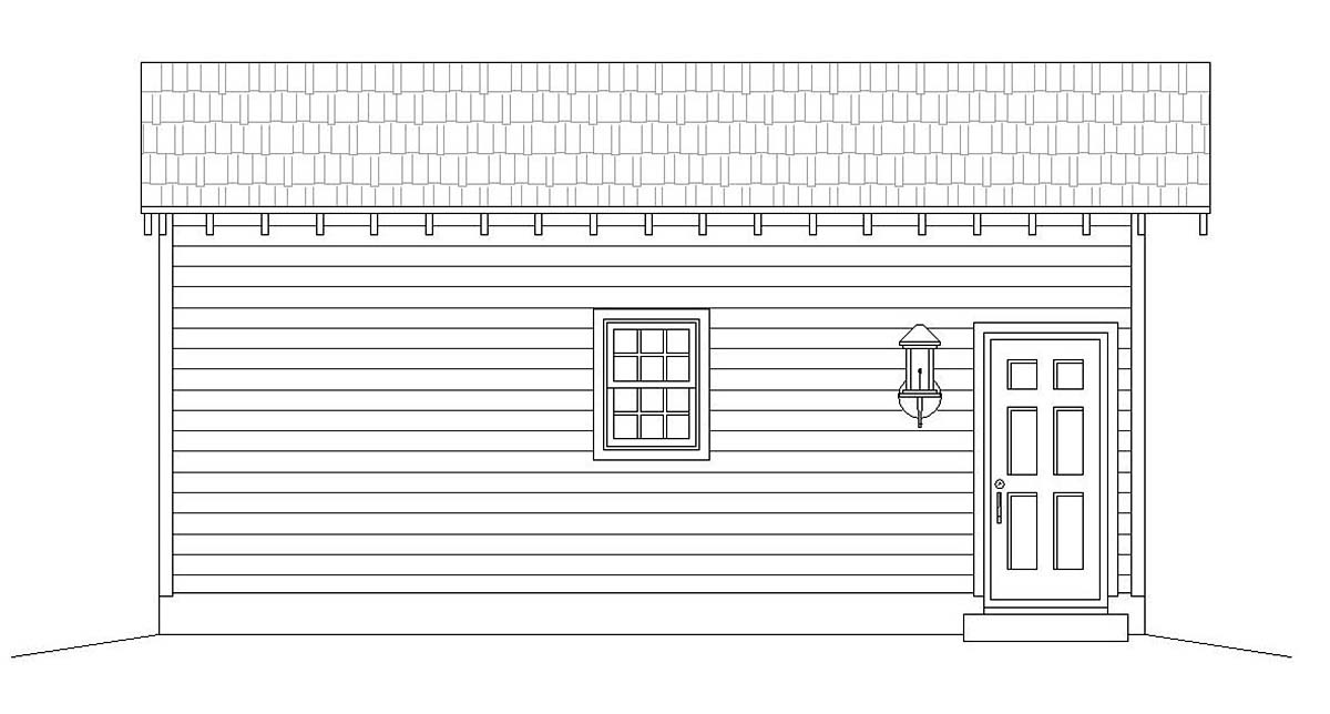 Bungalow, Craftsman, Traditional Plan, 1 Car Garage Picture 3