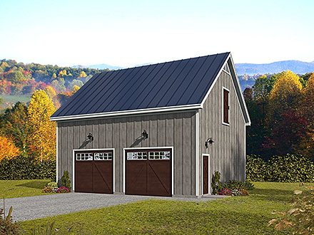 Country Farmhouse Traditional Elevation of Plan 52158