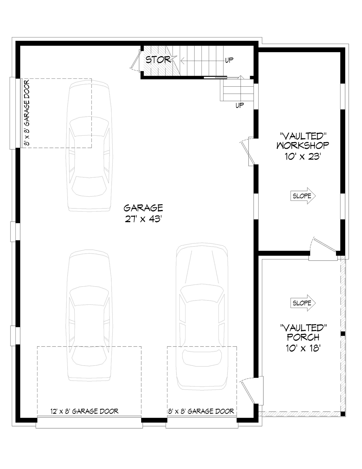Bungalow Country Craftsman Traditional Level One of Plan 52186