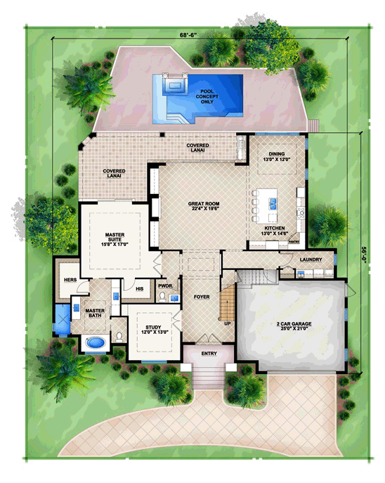 Mediterranean Level One of Plan 52902