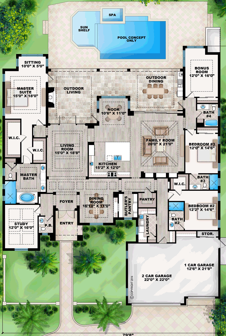 Mediterranean Level One of Plan 52913