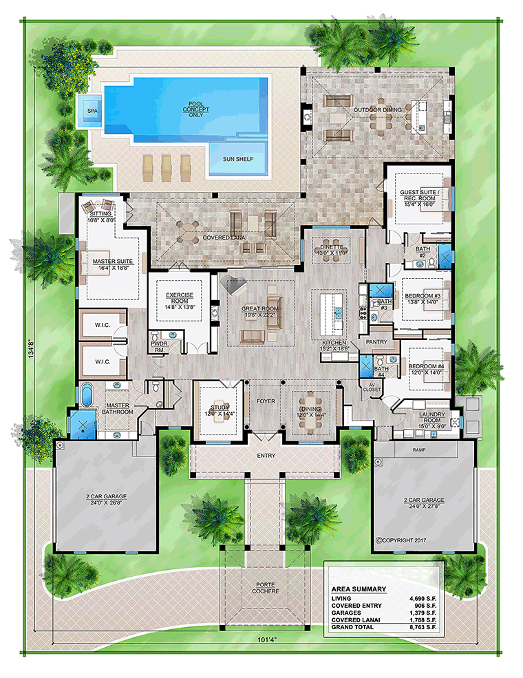 Plan 52940 | Luxury Coastal House Plans