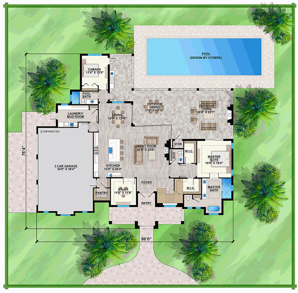 Florida Mediterranean Level One of Plan 52947