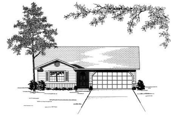 House Plan 53103 Elevation