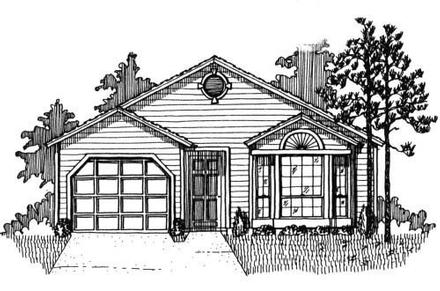 House Plan 53117 Elevation