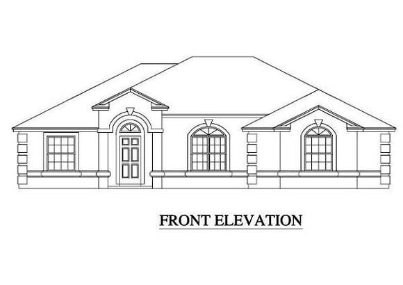 House Plan 53206 Elevation