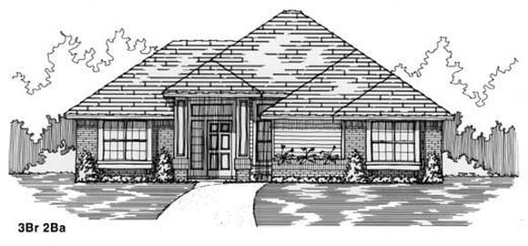 House Plan 53226 Elevation