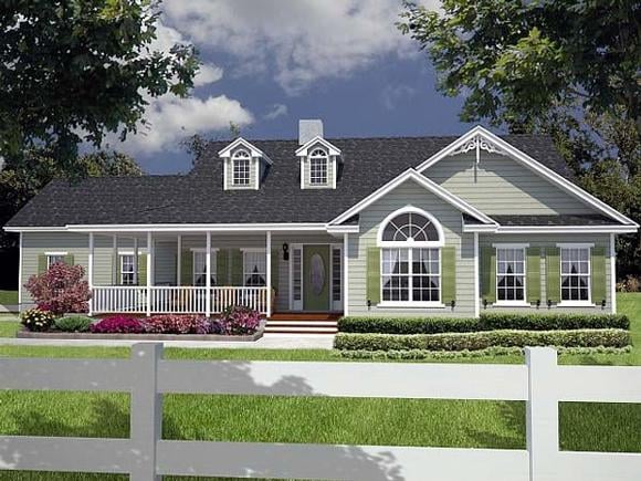 House Plan 53275 Elevation