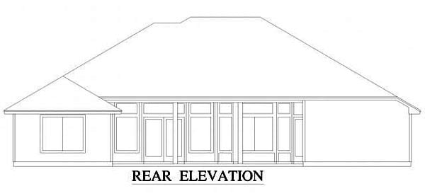 Plan with 2047 Sq. Ft., 4 Bedrooms, 2 Bathrooms, 2 Car Garage Picture 5