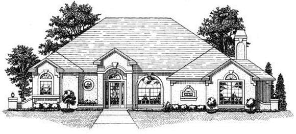 House Plan 53385 Elevation