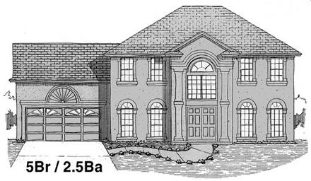 House Plan 53462 Elevation