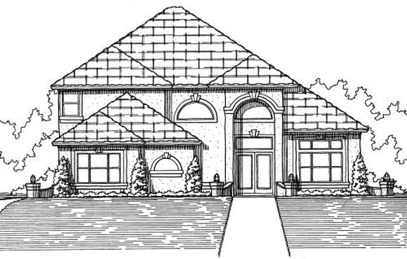 House Plan 53485 Elevation