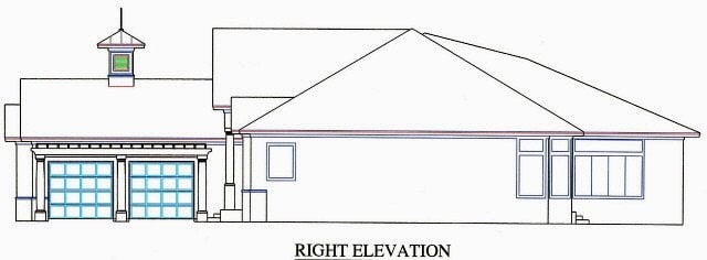 Plan with 2654 Sq. Ft., 4 Bedrooms, 3 Bathrooms, 2 Car Garage Picture 3