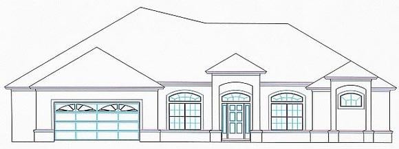 House Plan 53529 Elevation