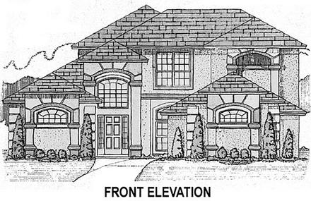 House Plan 53535 Elevation