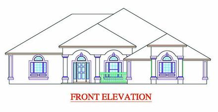  Elevation of Plan 53538