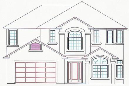 House Plan 53546 Elevation