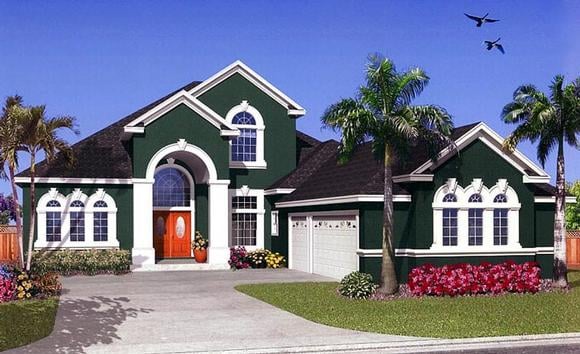 House Plan 53548 Elevation