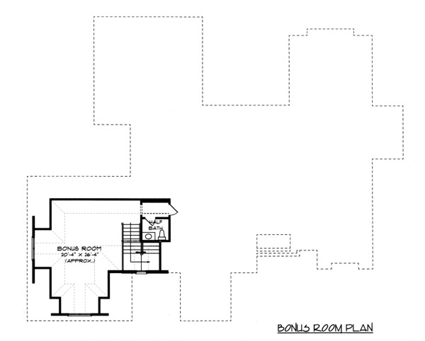 Craftsman Ranch Level Two of Plan 53710
