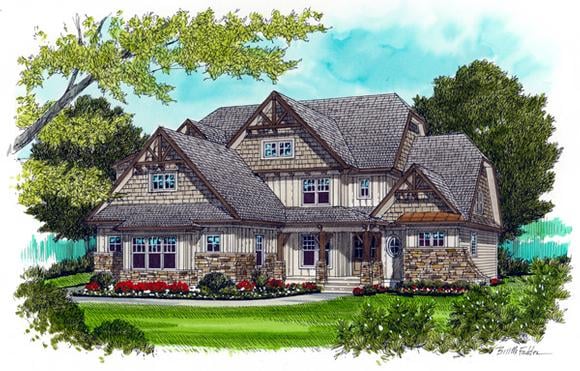 House Plan 53715 Elevation